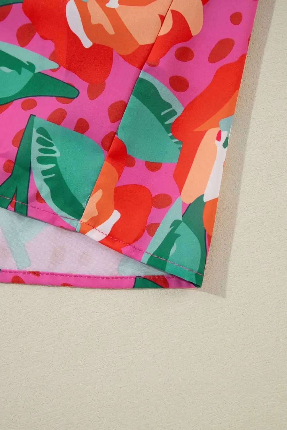 Plus size floral ruffle blouse - Love Salve